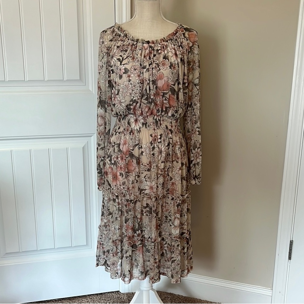 Kate and Lily floral long sleeve dress